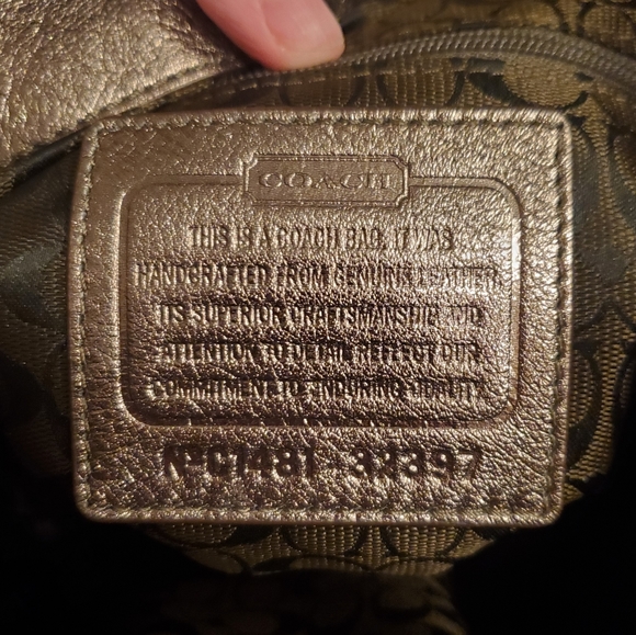 Madison Metallic Leather Small Phoebe Shoulder Bag - Picture 14 of 14